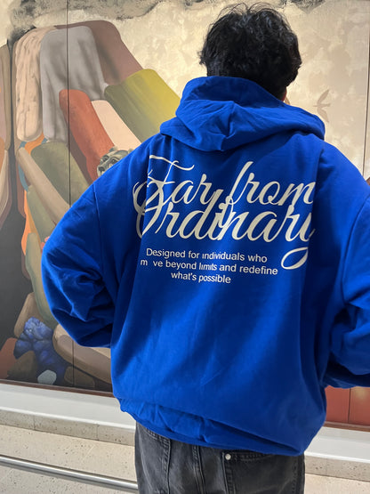 Far From Ordinary Blue - Hoodie Mangas Globo