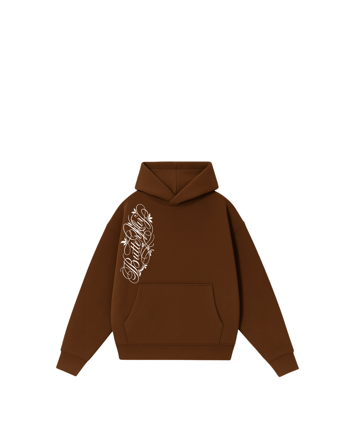 Butterfly -Hoodie Clásico Coffe Puff
