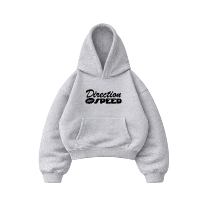 Speed - Hoodie Mangas Globo Gris