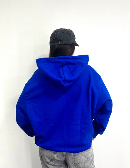 Basic Blue - Hoodie Mangas Globo