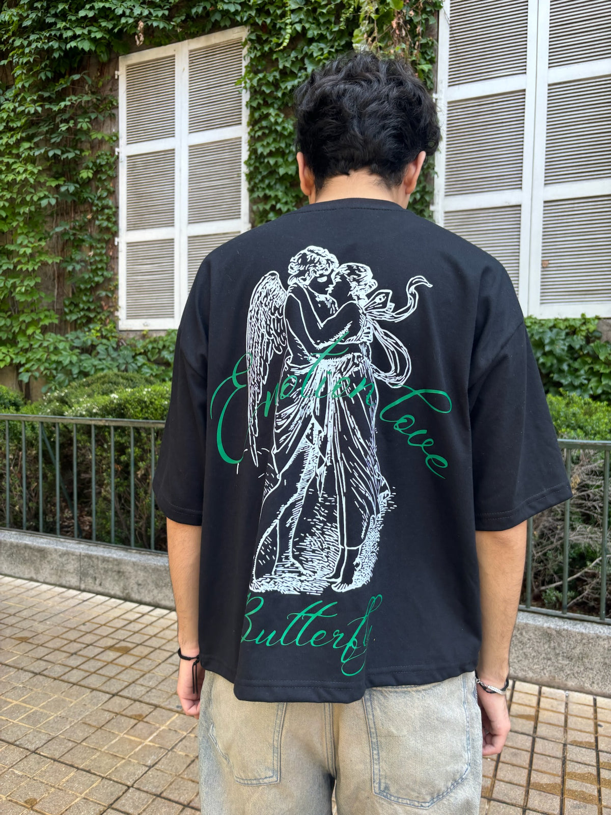 In Love  - Camiseta boxi  black