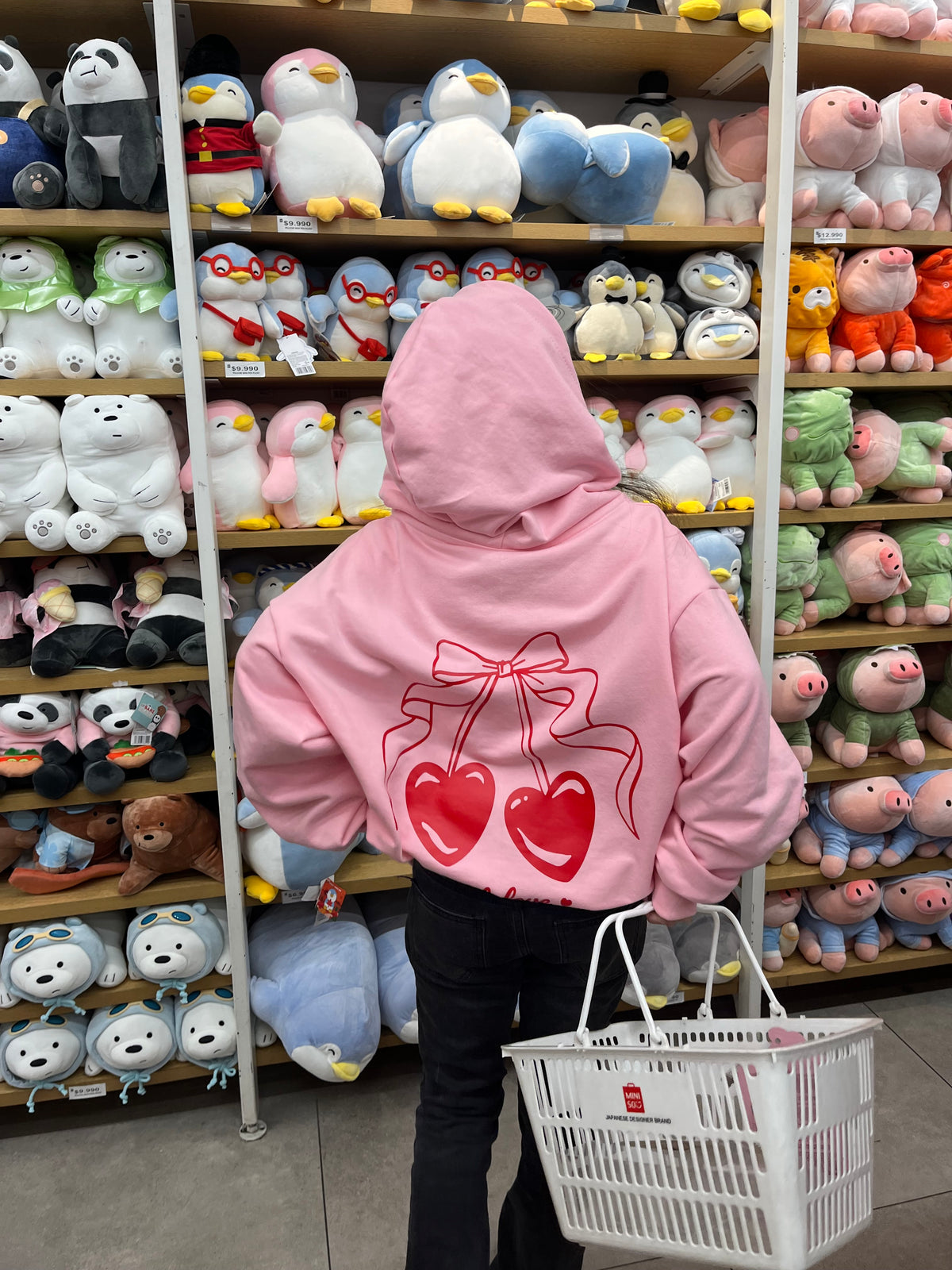 With Love - Hoodie Mangas Globos Pink
