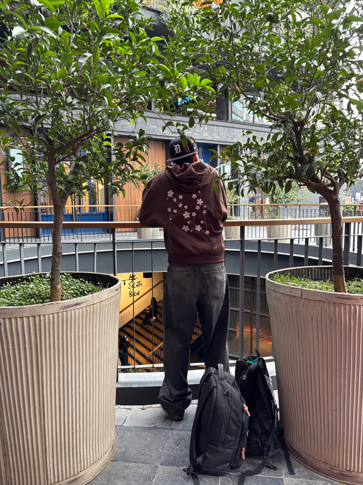 Garden Coffe  - Hoodie Zip Mangas Globos