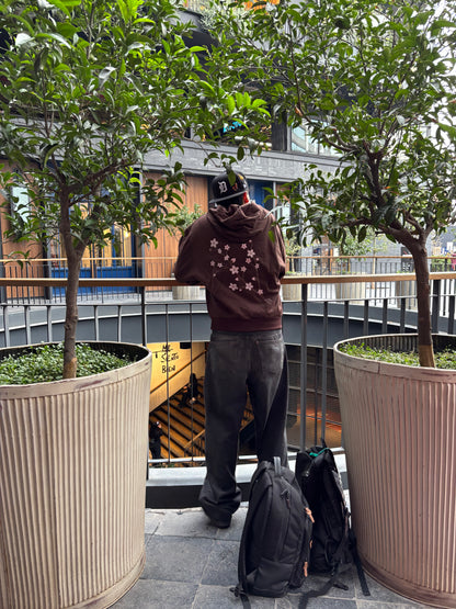 Garden Coffe  - Hoodie Zip Mangas Globos