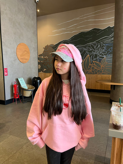 With Love - Hoodie Mangas Globos Pink
