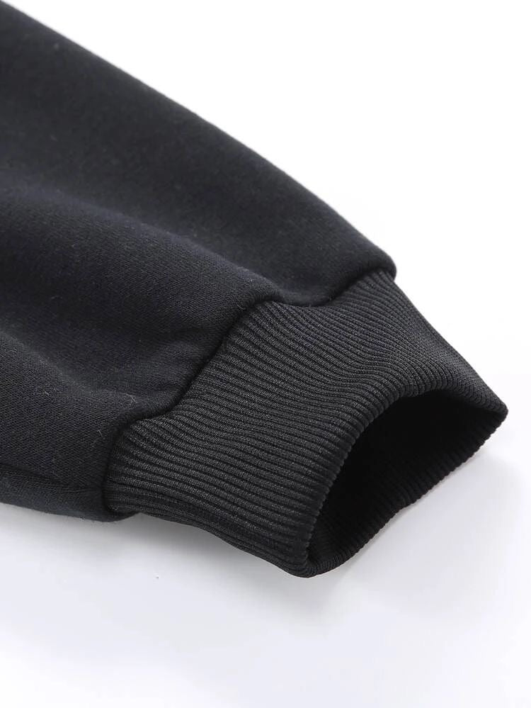 Cherry - Hoodie Mangas Globo Black