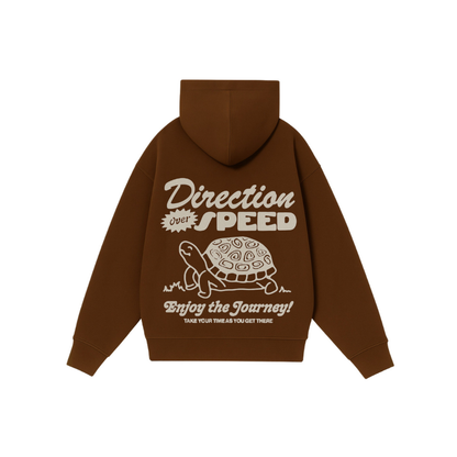 Speed-Hoodie Clásico coffe