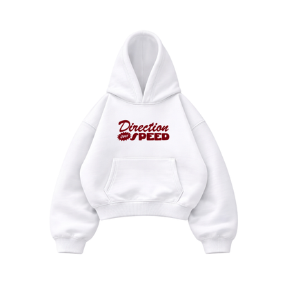 Speed - Hoodie Mangas Globo White