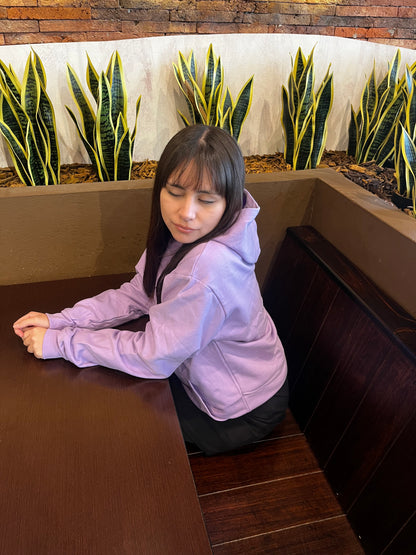 Basic lila  - Hoodie Classic