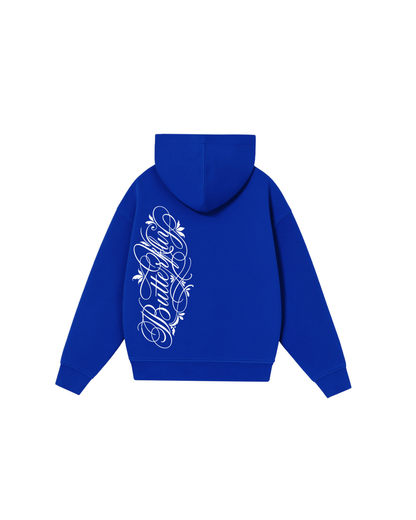 Butterfly -Hoodie Clásico Blue Puff
