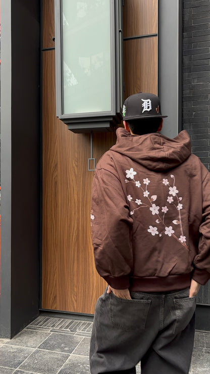 Garden Coffe  - Hoodie Zip Mangas Globos