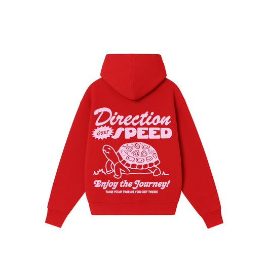 Speed-Hoodie Clásico red