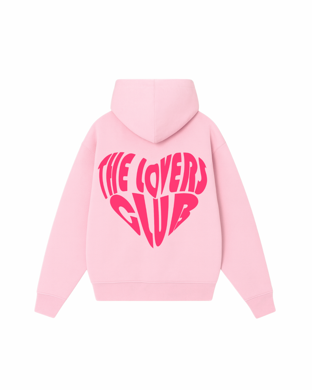 The lovers club  - Hoodie clásico pink puff