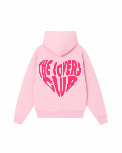 The lovers club  - Hoodie clásico pink puff