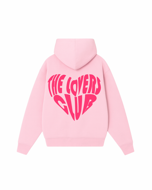 The lovers club  - Hoodie clásico pink puff