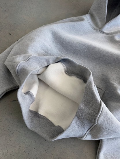 Basic Grey - Hoodie Mangas Globos