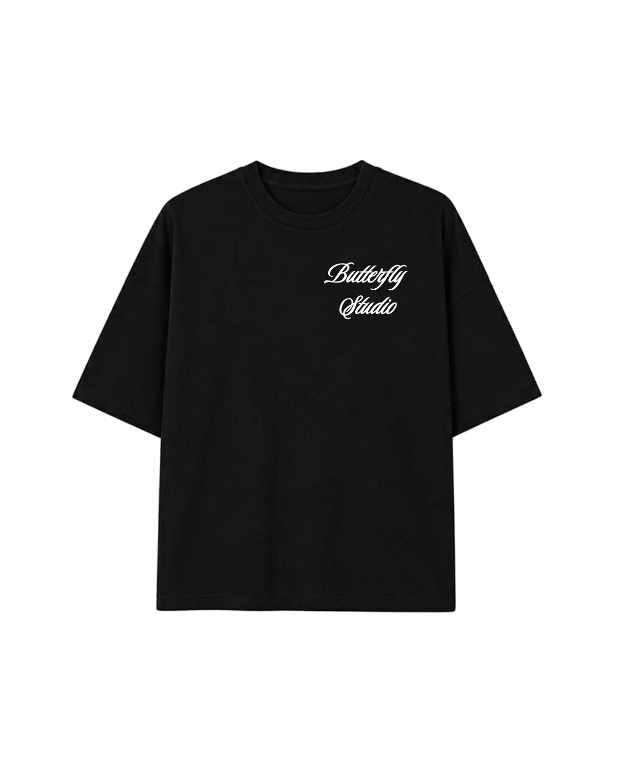 Tshirt Oversized Born To Fly Black
