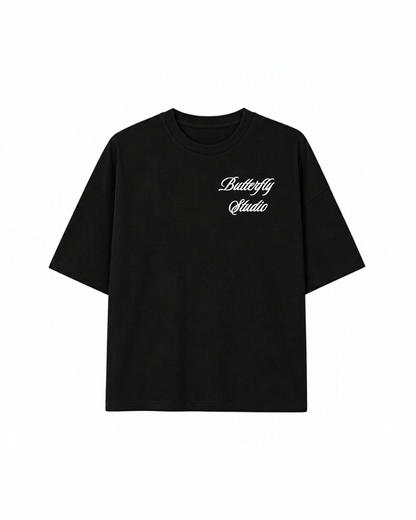 Tshirt Oversized Born To Fly Black