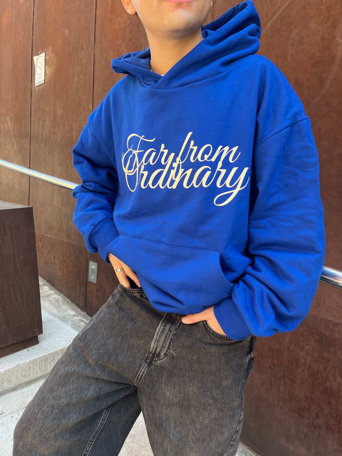Far From Ordinary Blue - Hoodie Mangas Globo