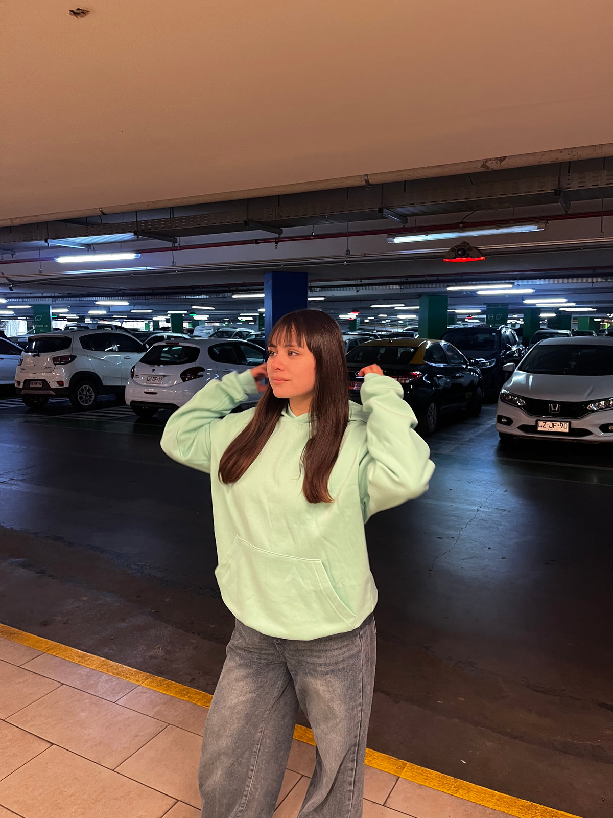 Basic menta  - Hoodie  Classic