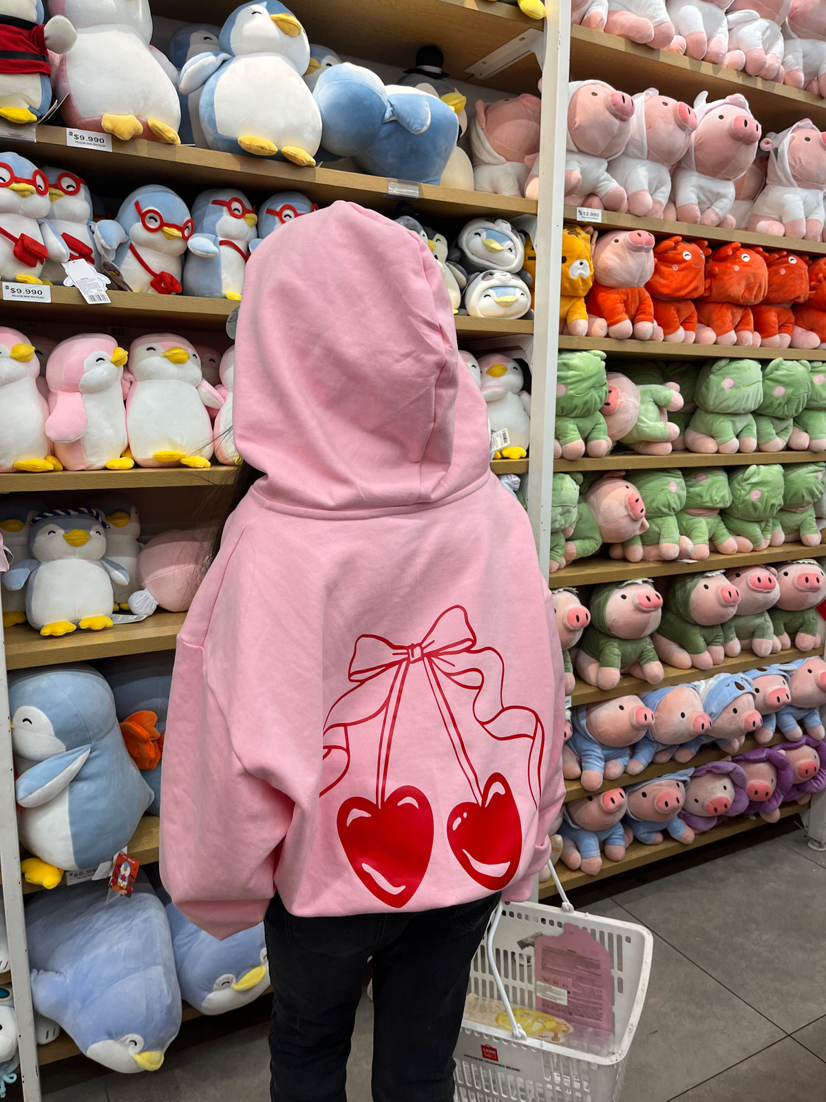 With Love - Hoodie Mangas Globos Pink