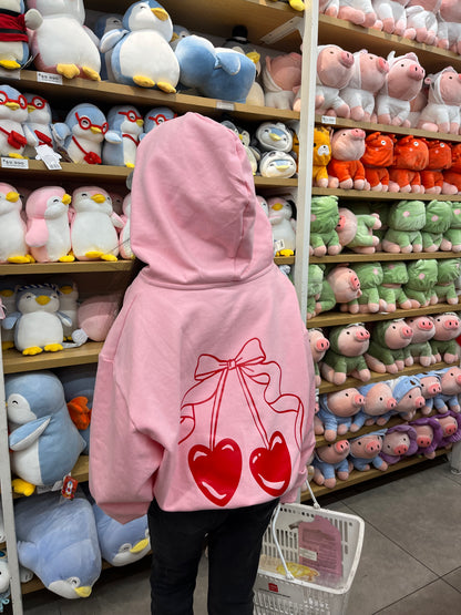 With Love - Hoodie Mangas Globos Pink