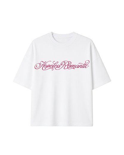Tshirt Oversized Romantic Black
