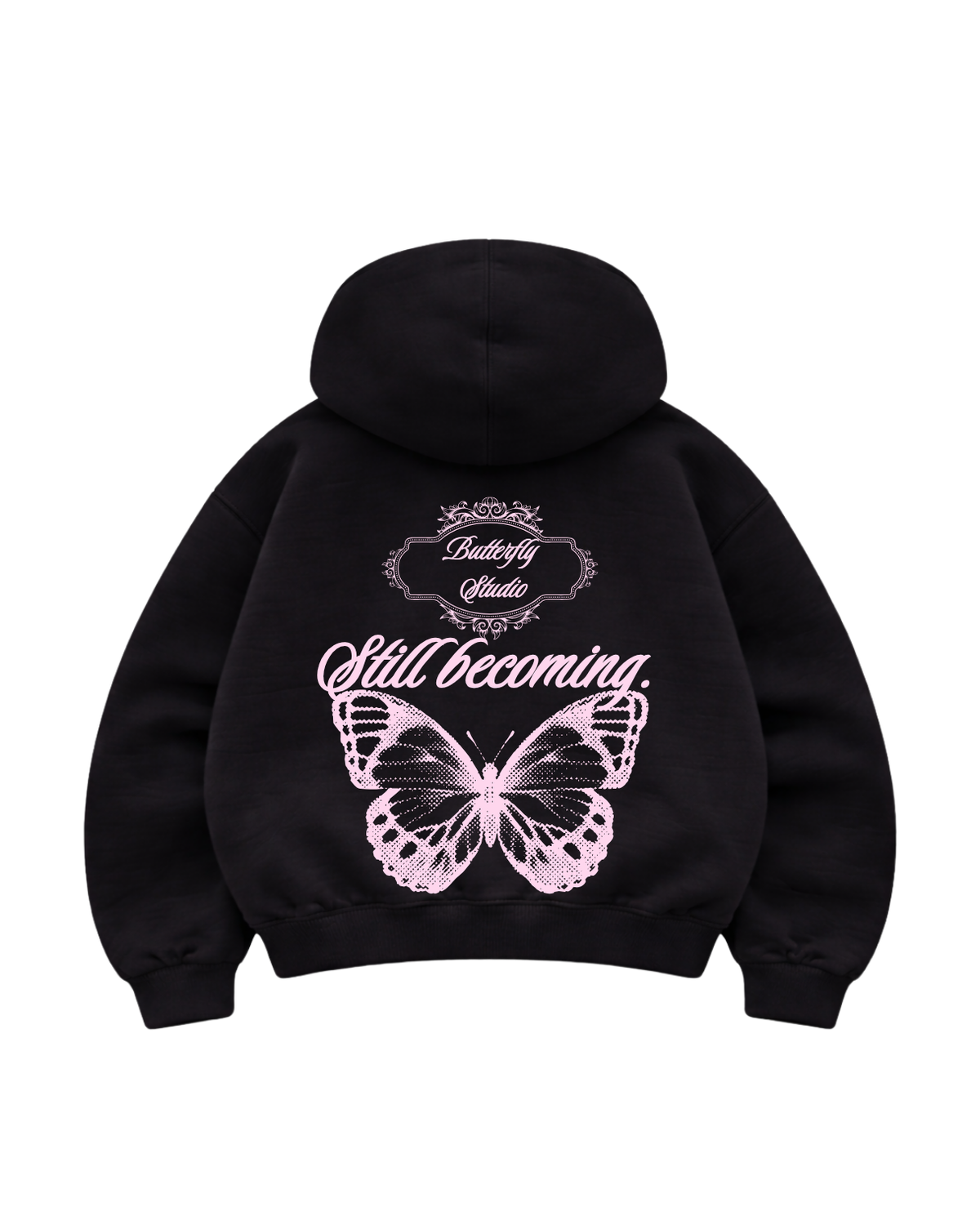 Still becoming - Hoodie Mangas Globo Black