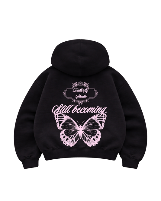 Still becoming - Hoodie Mangas Globo Black