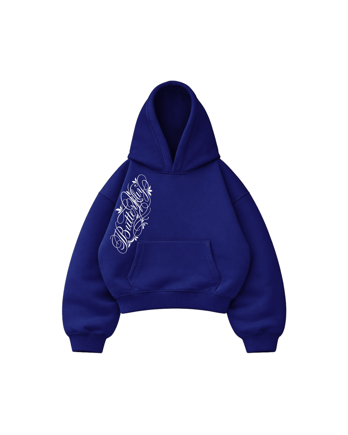 Butterfly  - Hoodie Mangas Globo Blue France Puff