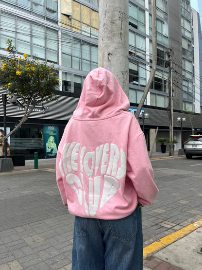 The Lovers Club - Hoodie Zip Mangas Globo Puff