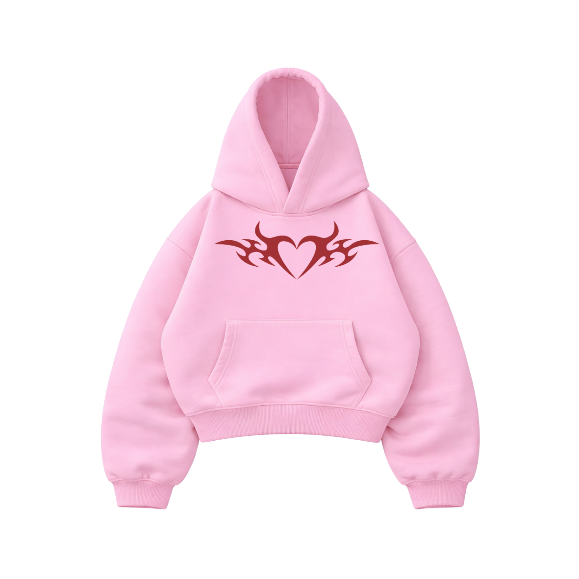 With love  - Hoodie Mangas Globo pink puff