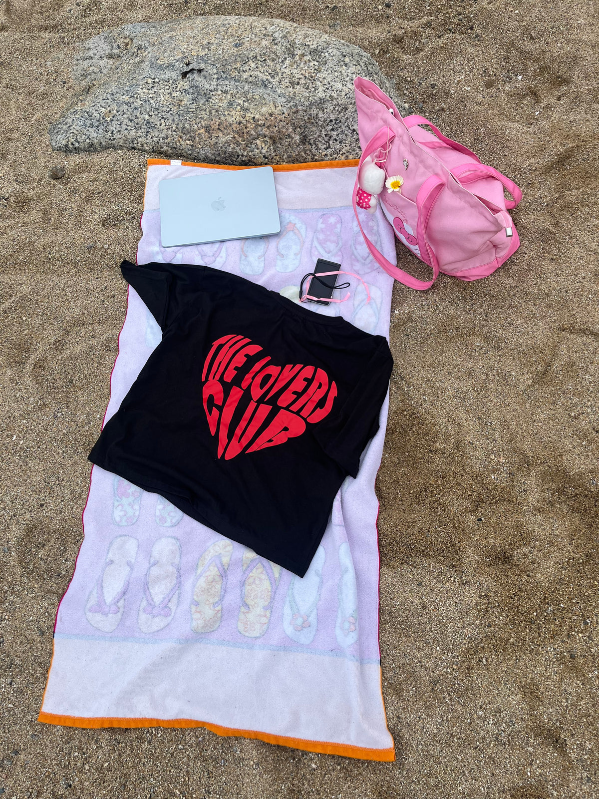 The Lovers Club -  Premium Boxy T-Shirt black puff