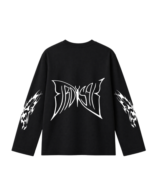 Butterfly Emblem  - Camiseta Manga Larga black