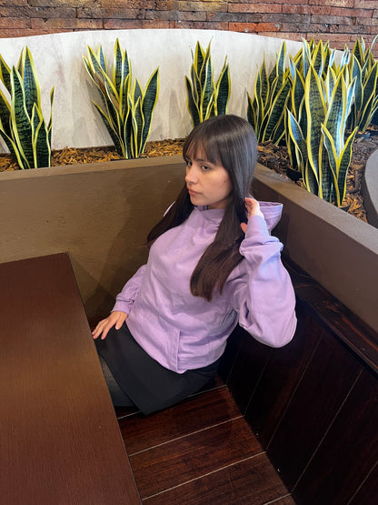 Basic lila  - Hoodie Classic